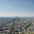 View of the Eiffel Tower from Montparnasse Tower